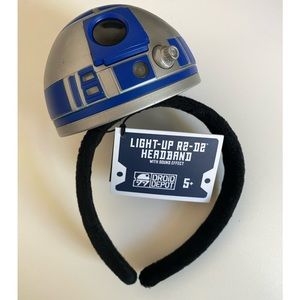 Disney Parks Light Up R2-D2 Headband with Sound Droid Depot Star Wars